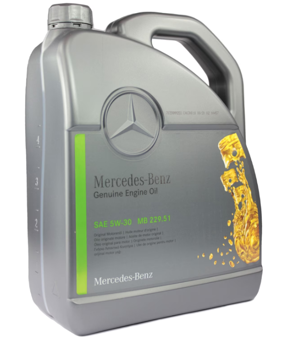 Ulei motor MB229.51 5W30 MERCEDES BENZ A000989690613ABDE, volum 5 litri, sintetic