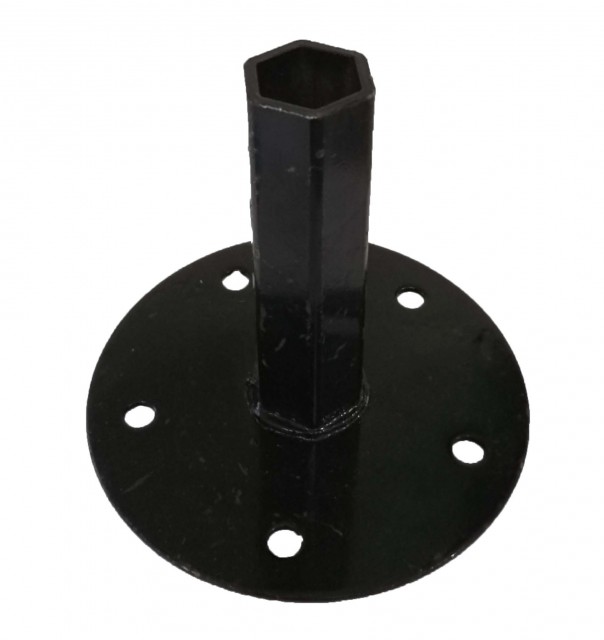 Manicot rotund pentru ax roată motocultor (h120mm)