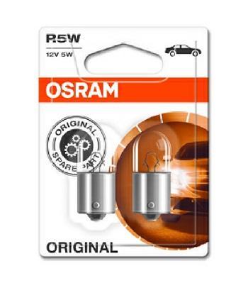 Set 2 Becuri Semnalizatoare 12V R5W, Originale, Ambalate în Blister, OSRAM 5007-02B