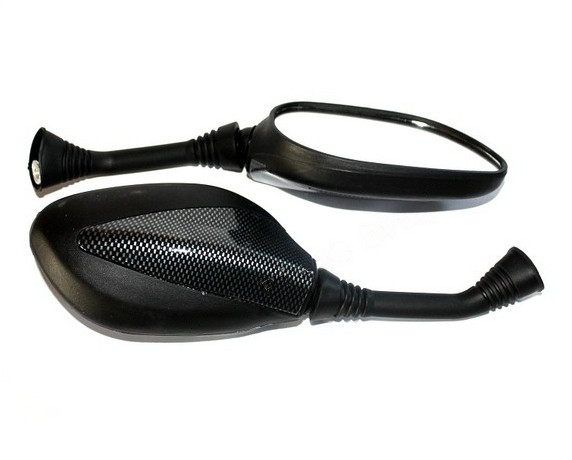 Oglinzi scuter (carbon cu finisaj negru)