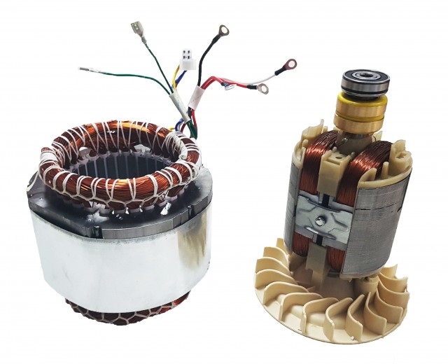 Stator și Rotor generator 2 - 5 kW (GX 160, 168F etc) Cupru (Trifazic)