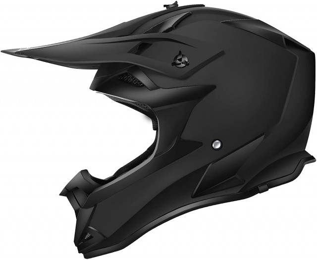Cască ATV / Enduro Mat Negru (XL)