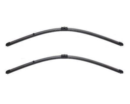 Set de ștergătoare parbriz VALEO SILENCIO X.TRM FLAT BLADE, model 574302, lungime 530 mm, fără carcasă, dotate cu spoiler