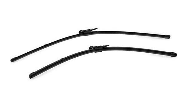 Set ștergătoare parbriz VALEO SILENCIO X.TRM FLAT BLADE, 650 mm și 580 mm, fără carcasă, cu spoiler, cod 574325