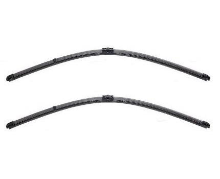 Set ștergătoare parbriz VALEO SILENCIO X.TRM FLAT BLADE 574371, lungimi 580 mm și 450 mm, lamelă tip aeroblade cu spoiler