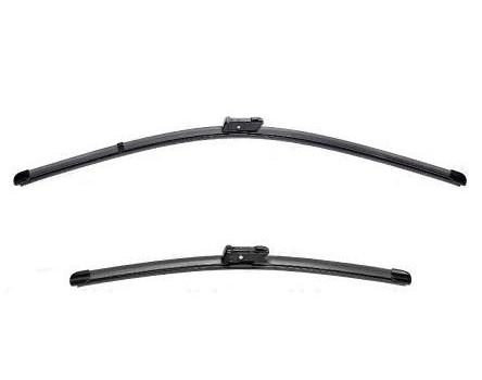 Set ștergătoare parbriz VALEO SILENCIO X.TRM FLAT BLADE 574384, 530 mm, fără carcasă, cu spoiler