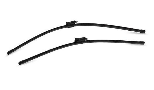 Set ștergătoare parbriz VALEO SILENCIO FLAT BLADE 574392, lungimi 550 mm și 650 mm, lamă lată