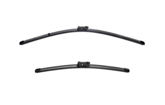 Set de ștergătoare parbriz VALEO SILENCIO FLAT BLADE 574394, lame de 350 mm și 600 mm, tip lamă lată