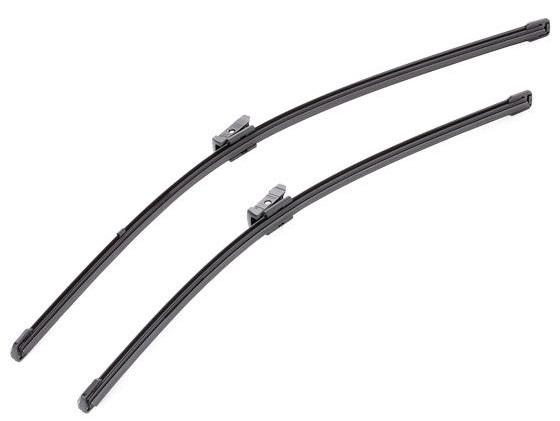 Set ștergătoare parbriz VALEO SILENCIO X.TRM Flat Blade 574462, lungime 600 mm și 500 mm, cu spoiler