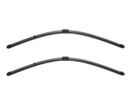 Set ștergătoare parbriz VALEO SILENCIO X.TRM Flat Blade 574647, lungimi 600 mm și 500 mm, fără carcasă, cu spoiler
