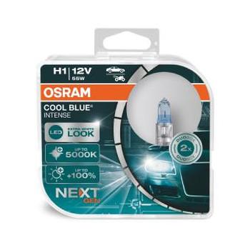 Set de 2 Becuri Halogen Osram H1 Cool Blue Intense