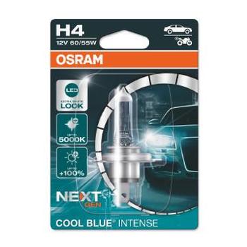Bec auto fază lungă H4 12V 60/55W Cool Blue Intense, OSRAM Nextgen, blister 1 buc., cod 64193CBN-01B