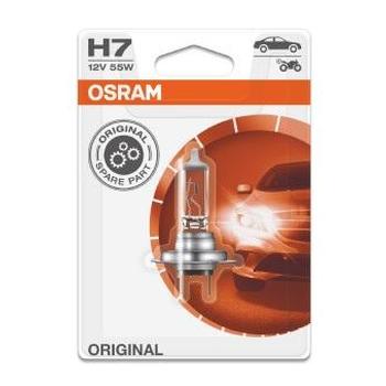Bec Far Fază Lungă OSRAM H7 12V 55W, Ambalaj Blister, 1 Bucată, Model 64210-01B