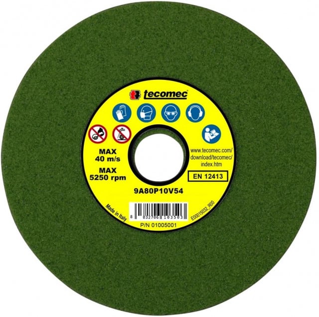 Disc de șlefuit pentru ascuțitor lanț drujbă 145x3.2x22.2mm Tecomec (verde)
