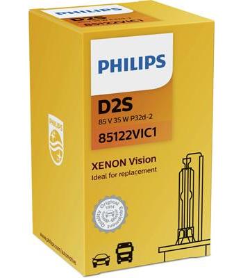 Bec Xenon Philips D2S 85V 35W P32D-2, Model 85122VIC1, Ambalat în Cutie