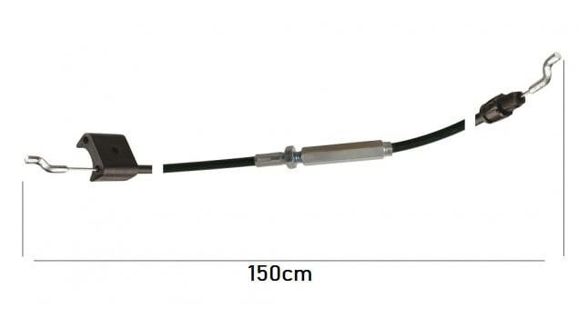 Cablu cu întinzător pentru stop motocultor / mașină de tuns gazon, 150 cm