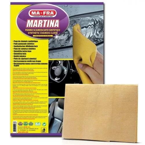 Laveta auto din piele sintetică MA-FRA Martina 0466MA, 45 x 42 cm, uscare fără urme, absorbție ridicată