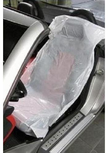 Set 500 Huse Protecție Scaune Auto SERWO, Model 0990220, Dimensiuni 82 x 135 cm, Material Plastic