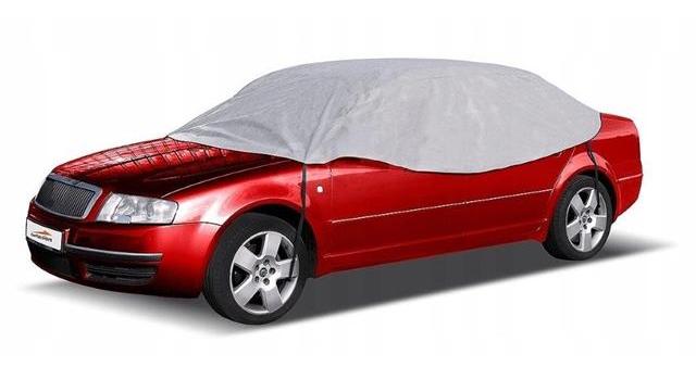 Husă auto semi-prelată CARPASSION 10015CP, pentru sedanuri, mărimea L, dimensiuni 265 x 125 x 68 cm
