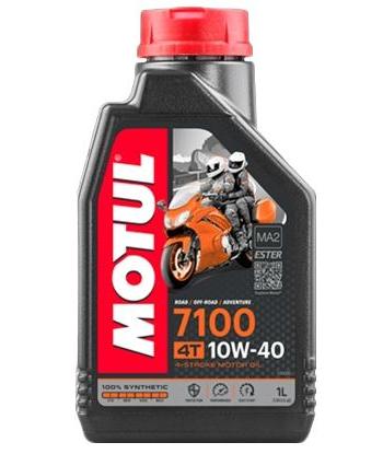 Ulei de motor sintetic 4T MOTUL 7100 10W40 MA2, Ester, 1 litru, cod 104091