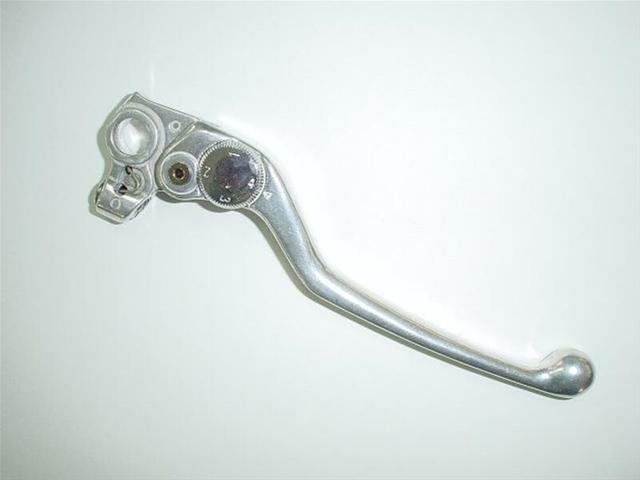 Manetă de frână V PARTS, aluminiu turnat lustruit, compatibilă cu KTM 690 Duke - BIHR 1057892 (moto)