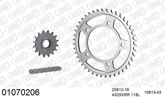 KIT LANȚ MOTO HONDA CB 600 F HORNET 2007-2013 - AFAM