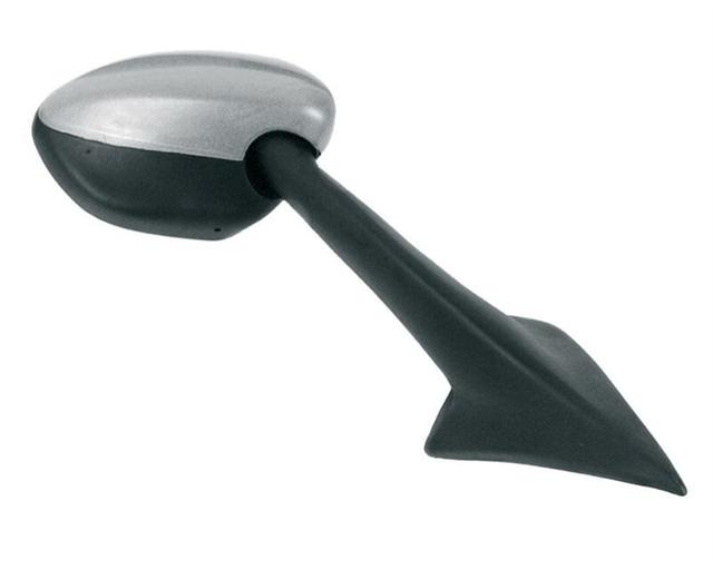 Oglindă dreapta pentru motocicletă VICMA - Negru, compatibilă cu Peugeot 125 Elystar (1 buc.) - Cod produs: 1083681001