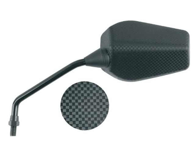 Oglindă stânga pentru motocicletă VICMA - Carbon, compatibilă cu Derbi Senda (1 buc.) - Cod produs: 1083741002