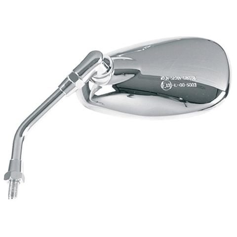 Oglindă moto universală personalizată V PARTS - Crom (1 buc.) - BIHR 1083781001