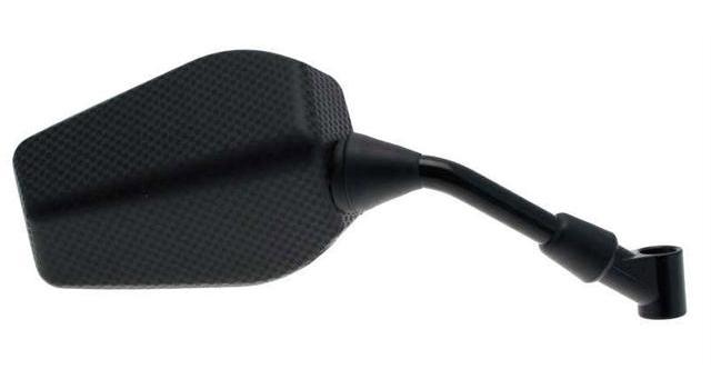 Oglindă dreapta dreptunghiulară V PARTS F1 universală M8 x 125 - Carbon (1 buc.) - BIHR (motocicletă) 1083850001