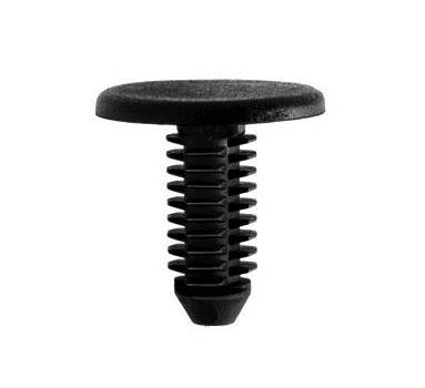 Set 25 clipsuri auto RESTAGRAF A1267, 6.5 mm, plastic, negre, pentru fixarea elementelor interioare