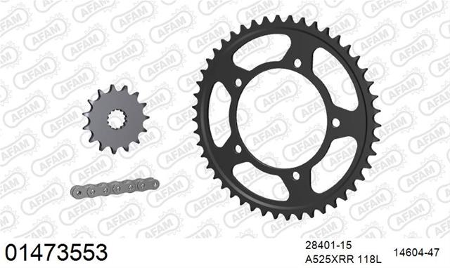 Kit Lanț Moto Suzuki DL 650 V-Strom 2004-2025 - AFAM (Cod: 01473553)