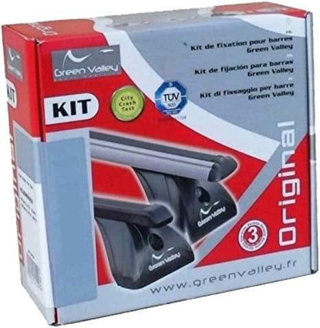 Kit de montare bare transversale GREEN VALLEY 156 405 pentru Opel Astra Sports Tourer (2010-prezent) și Opel Zafira III (2011-prezent)