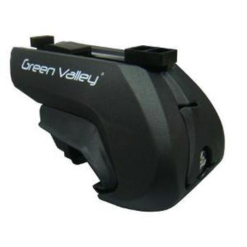 Set 4 Picioare de Prindere pentru Bare Transversale GREEN VALLEY 156 600, Compatibil cu Vehicule cu Bare Longitudinale