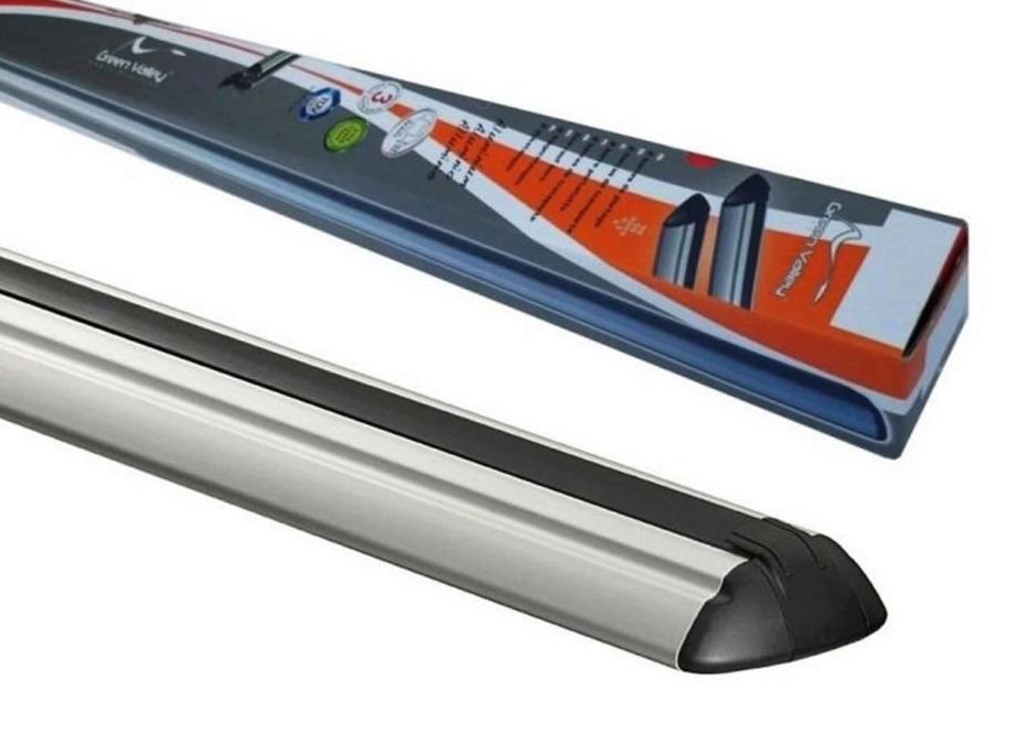 Set 2 bare transversale auto din aluminiu GREEN VALLEY 156 607, lungime 107 cm, fără kit de montaj