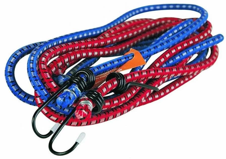 Set 2 corzi elastice cu cârlige metalice BOTTARI, lungime 100 cm, diametru 8 mm, model 18225BT