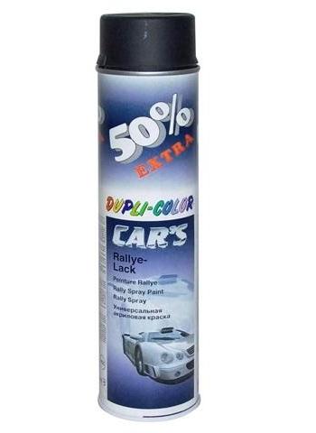 Spray de vopsea auto pentru jante DUPLI-COLOR 313203, finisaj negru mat, 600 ml