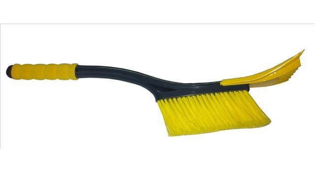 Racletă pentru gheață cu mătură pentru zăpadă, BOTTARI Ice, model 32331BT, lungime 55 cm, albastru/galben