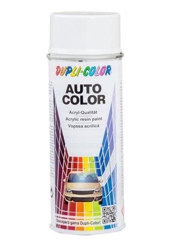 Spray vopsea auto DUPLI-COLOR 350112, alb boreal, retuș auto, non-metalizat, 350 ml