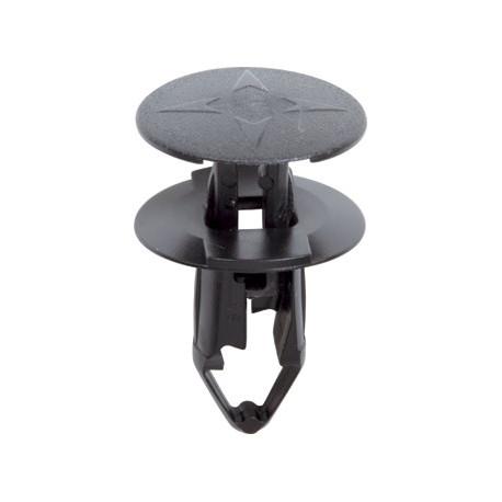 Set 100 nituri auto RESTAGRAF A42615, din plastic negru, 18 mm, pentru elemente caroserie auto