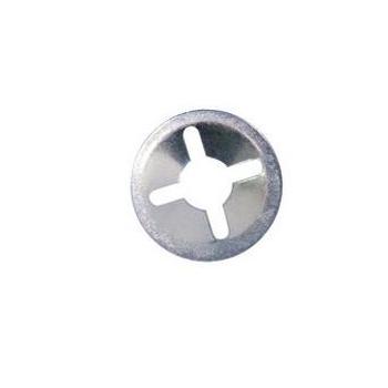 Set 50 cleme auto RESTAGRAF A558, 4 mm, metal, argintiu