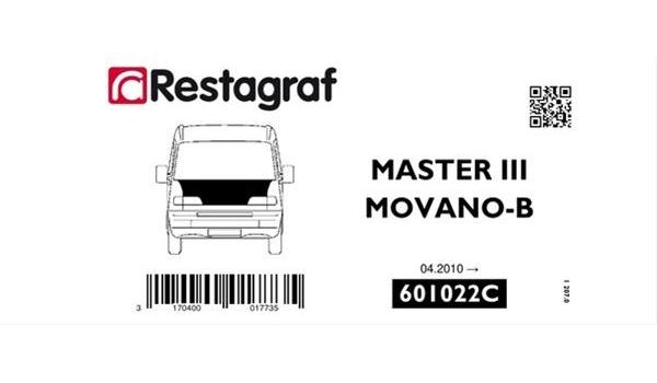 Set clipsuri auto pentru montaj capotă, RESTAGRAF A601022C, plastic, compatibil cu Renault Master III, 04.2010-