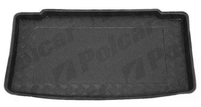Protecție portbagaj auto POLCAR 6056WB-7, din polietilenă, neagră, cu margine înălțată, compatibilă cu Renault Modus 2004-, dotată cu material antiderapant.