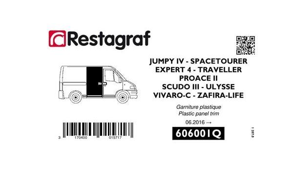 Set clipuri de susținere caroserie RESTAGRAF 606001Q