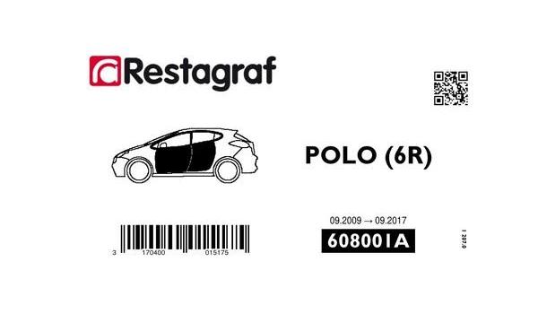 Set clipuri de susținere caroserie RESTAGRAF 608001A