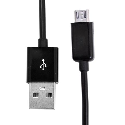 Cablu de telefon PROCELL USB la microUSB, negru, 1 metru