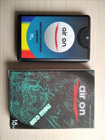 Odorizant auto premium AIR ON, cod 6426870000492AO, concentrat, cu pulverizator, 15 ml, parfum New Car