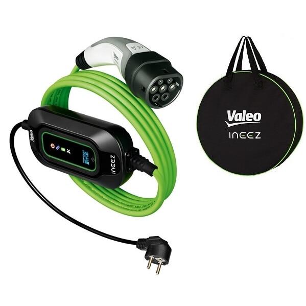 Încărcător portabil pentru mașini electrice VALEO INEEZ, tip 2, priză Schuko, 3.7 kW, cablu de 10 metri