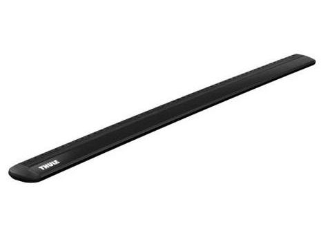 Set 2 bare transversale din aluminiu THULE WingBar EVO 118, profil aerodinamic, negru, 118 cm lungime