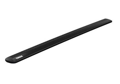 Set 2 bare transversale din aluminiu THULE WingBar EVO 135, profil aerodinamic, negru, 135 cm lungime